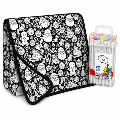 Drawmas™ Christmas Coloring Blanket