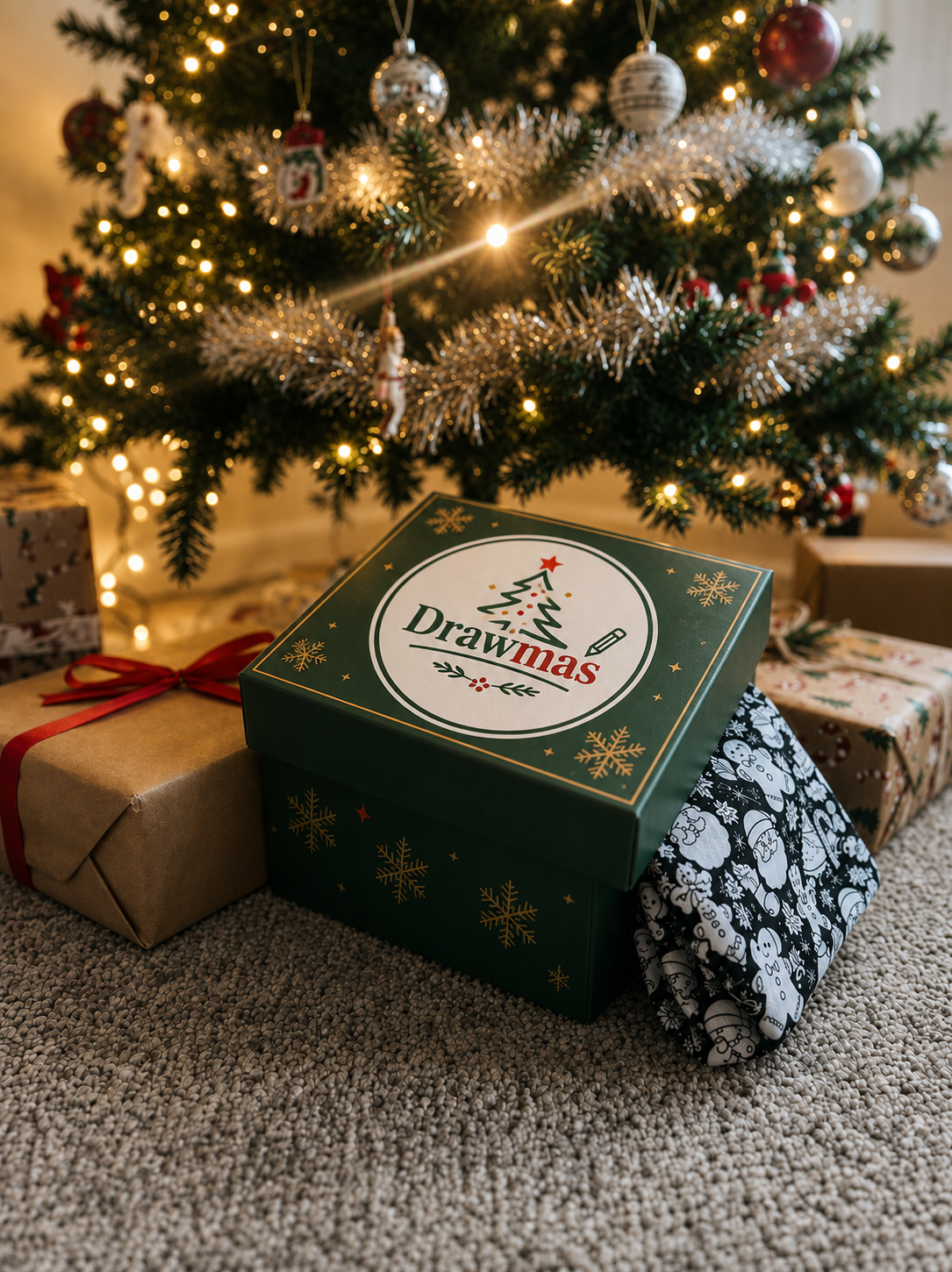 Drawmas™ Christmas Coloring Blanket