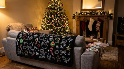 Drawmas™ Christmas Coloring Blanket